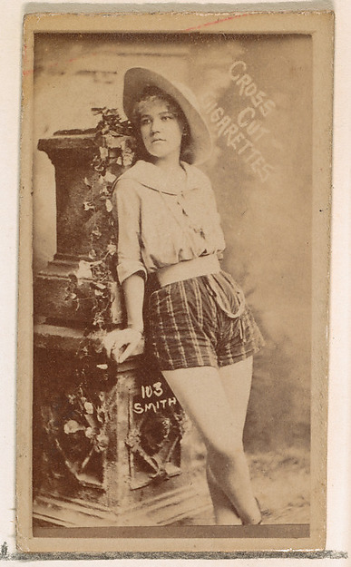 W. Duke, Sons & Co., Card Number 103, Smith, from the Actors and Actresses series (N145-1) issued by Duke Sons & Co. to promote Cross Cut Cigarettes