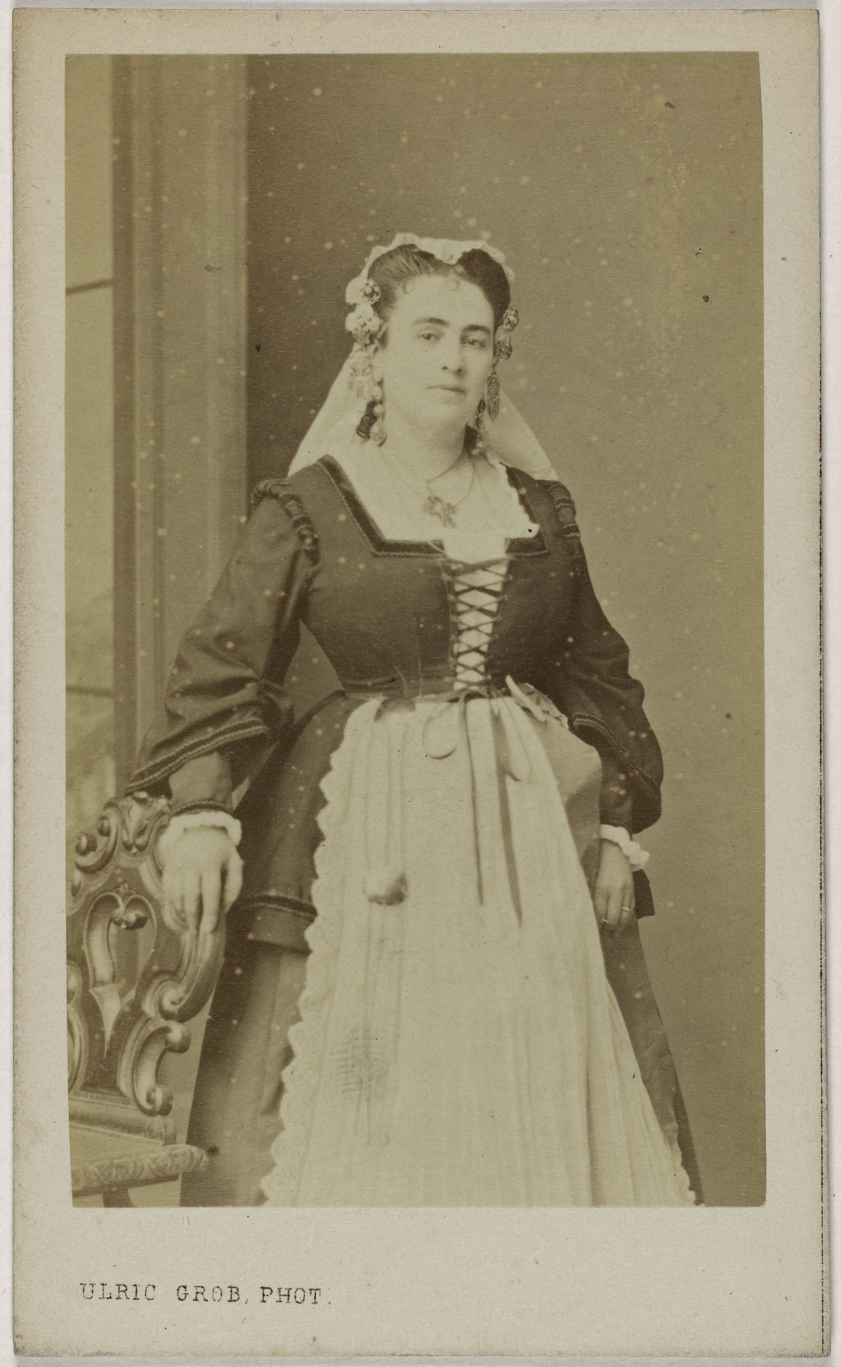 Ulric Grob, Portrait d'A. Daroux (actrice)