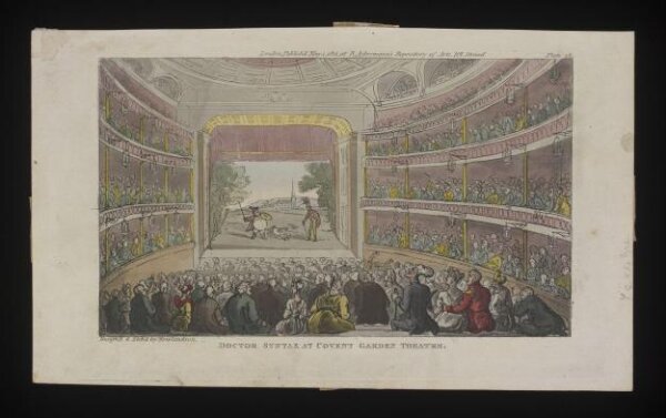 Thomas Rowlandson, Doctor Syntax at Covent Garden Theatre
