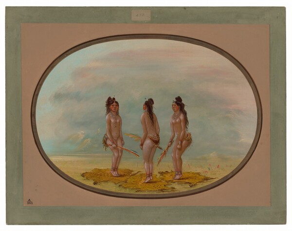 George Catlin, The Handsome Dance - Goo-a-give