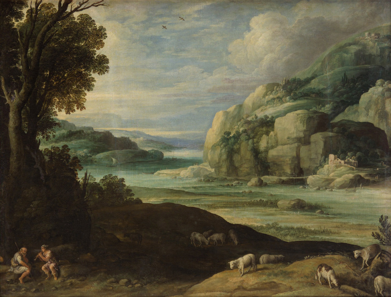 Paul Bril, Landschaft mit Merkur und Argus