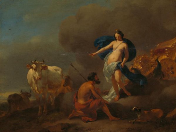 Nicolaes Pietersz Berchem, Juno Commanding Argus to Keep Watch on Io