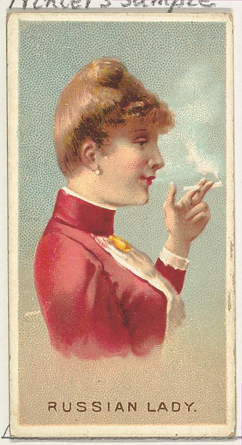 Allen & Ginter, Russian Lady, from World's Smokers series (N33) for Allen & Ginter Cigarettes
