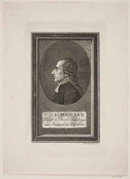 Gerhard Ludvig Lahde, Portræt af C. G. L. Meister
