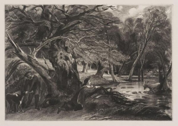 Constable, John RA, Jaques and the Wounded Stag, Scene from "As you like it."