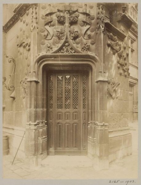 Atget, Jean-Eugène-Auguste, Doorway, Musee de Cluny, Paris, France