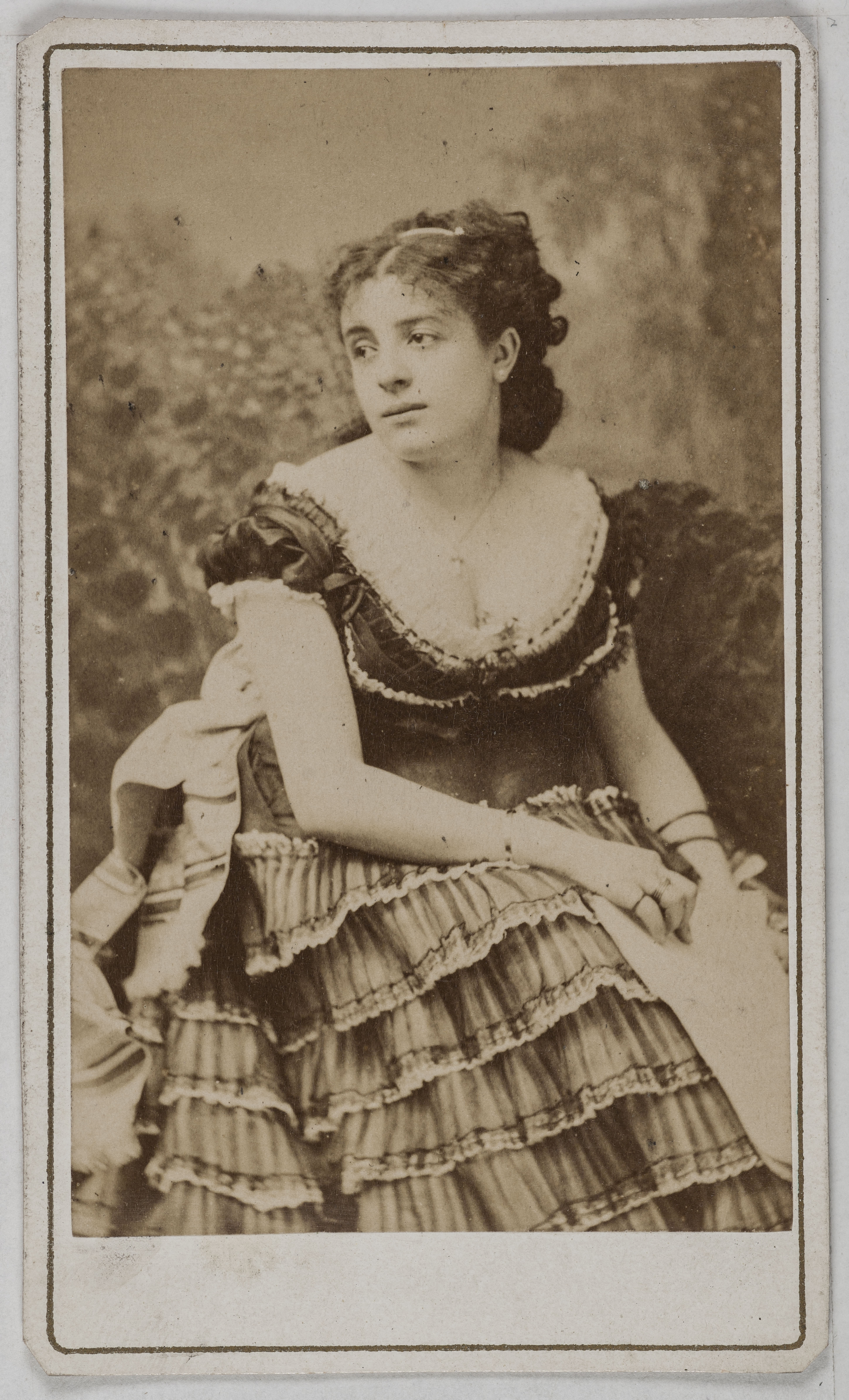 Gaston & Mathieu, Portrait d'Anna Judic (Anna Marie Louise Damiens, épouse Israël, dite), (1850-1911), (cantatrice, actrice)