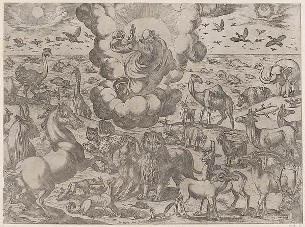 Antonio Tempesta, God Creating the Animals
