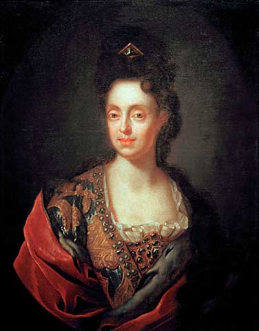 Jan Frans van Douven, Portrait of Anna Maria Luisa de'Medici, electress of the Palatine