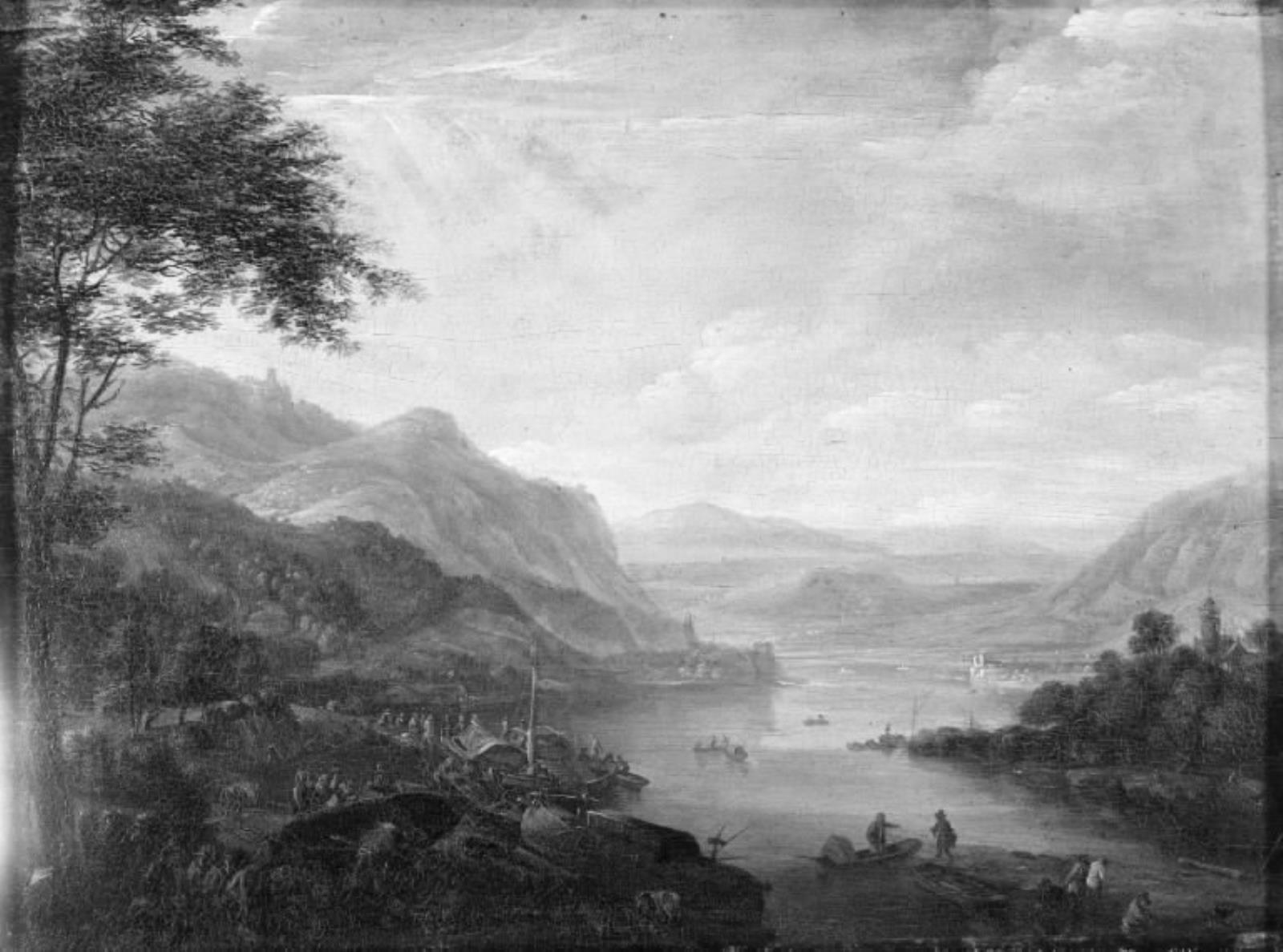 Herman Saftleven, Parti fra Rhinen