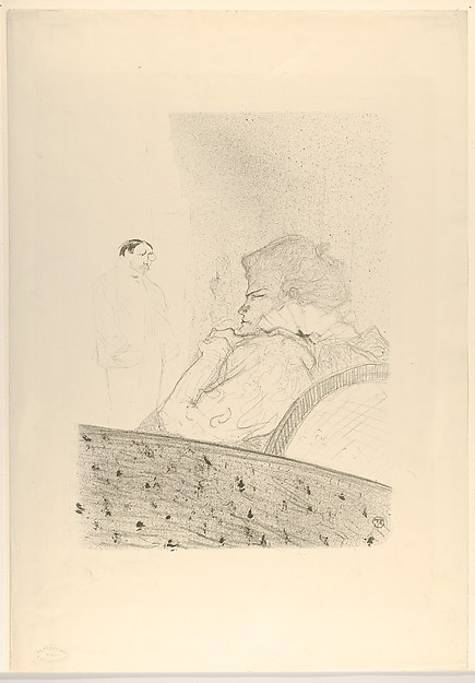 Henri de Toulouse-Lautrec, Brandès In Her Box