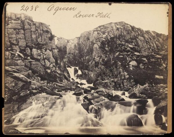 Francis Frith, Ogwen.  Lower Fall