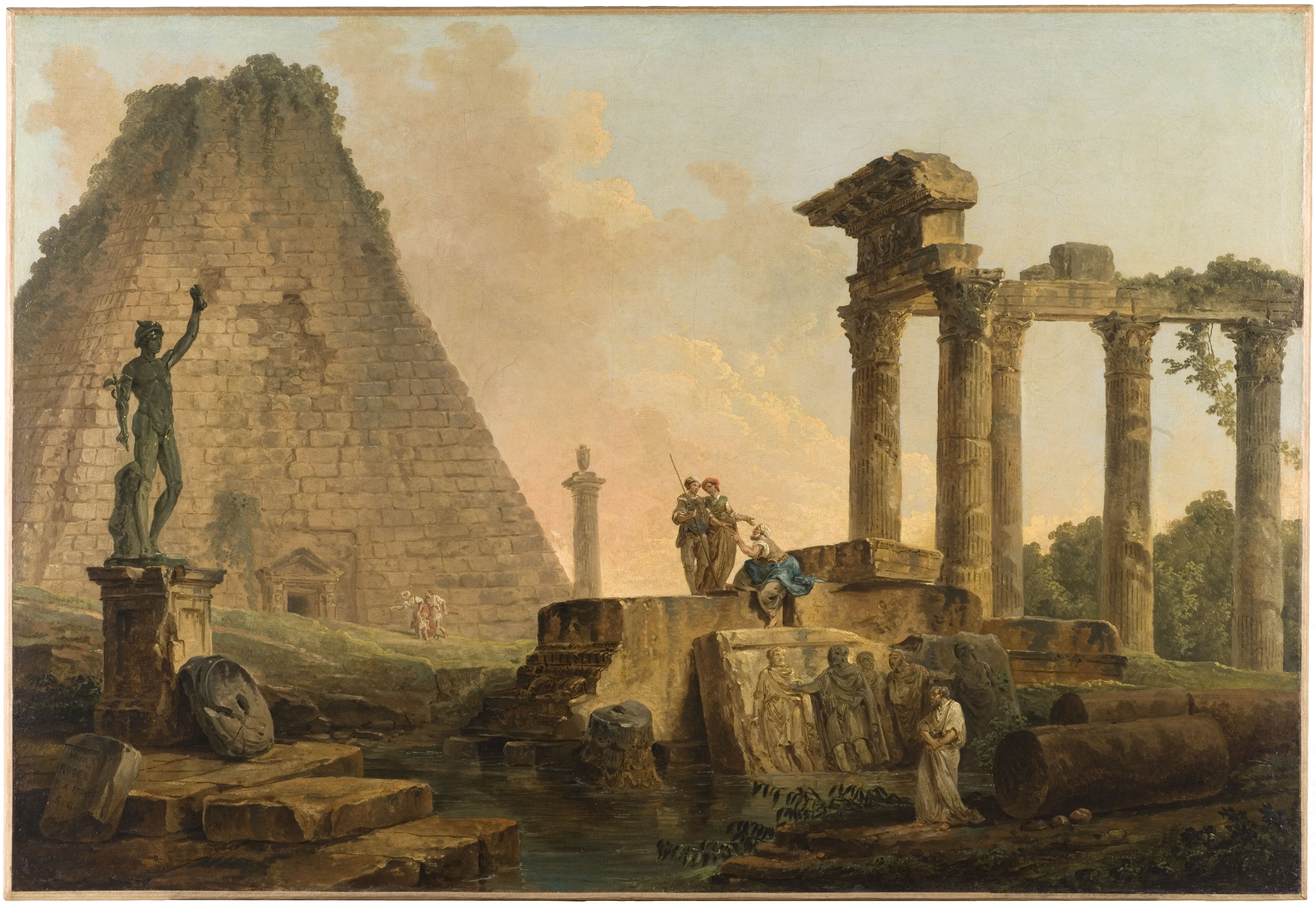 Hubert Robert, Ruines romaines