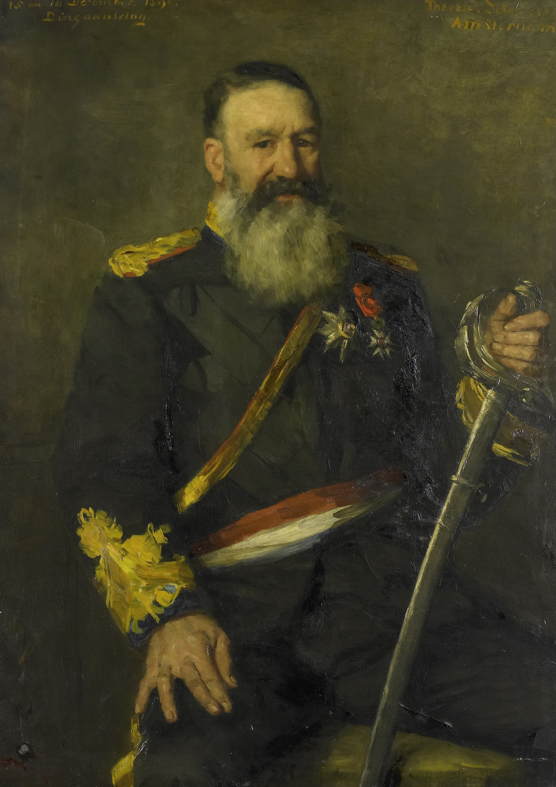 Thérèse Schwartze, Portrait of Petrus Jacobus Joubert - Commander-General of the South African Republic