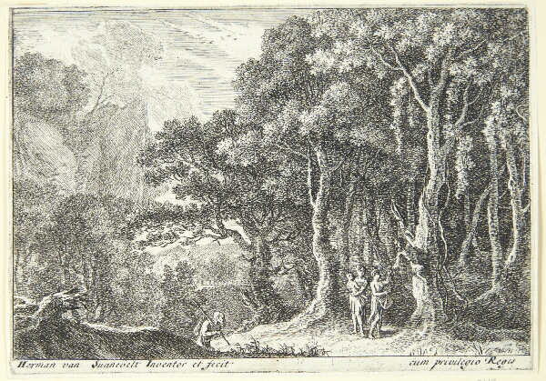Herman van Swanevelt, Satyrer samler frugt