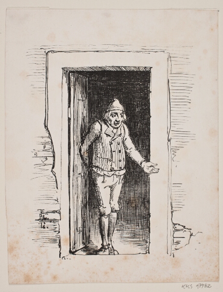 Wilhelm Marstrand, Hønsene fodres