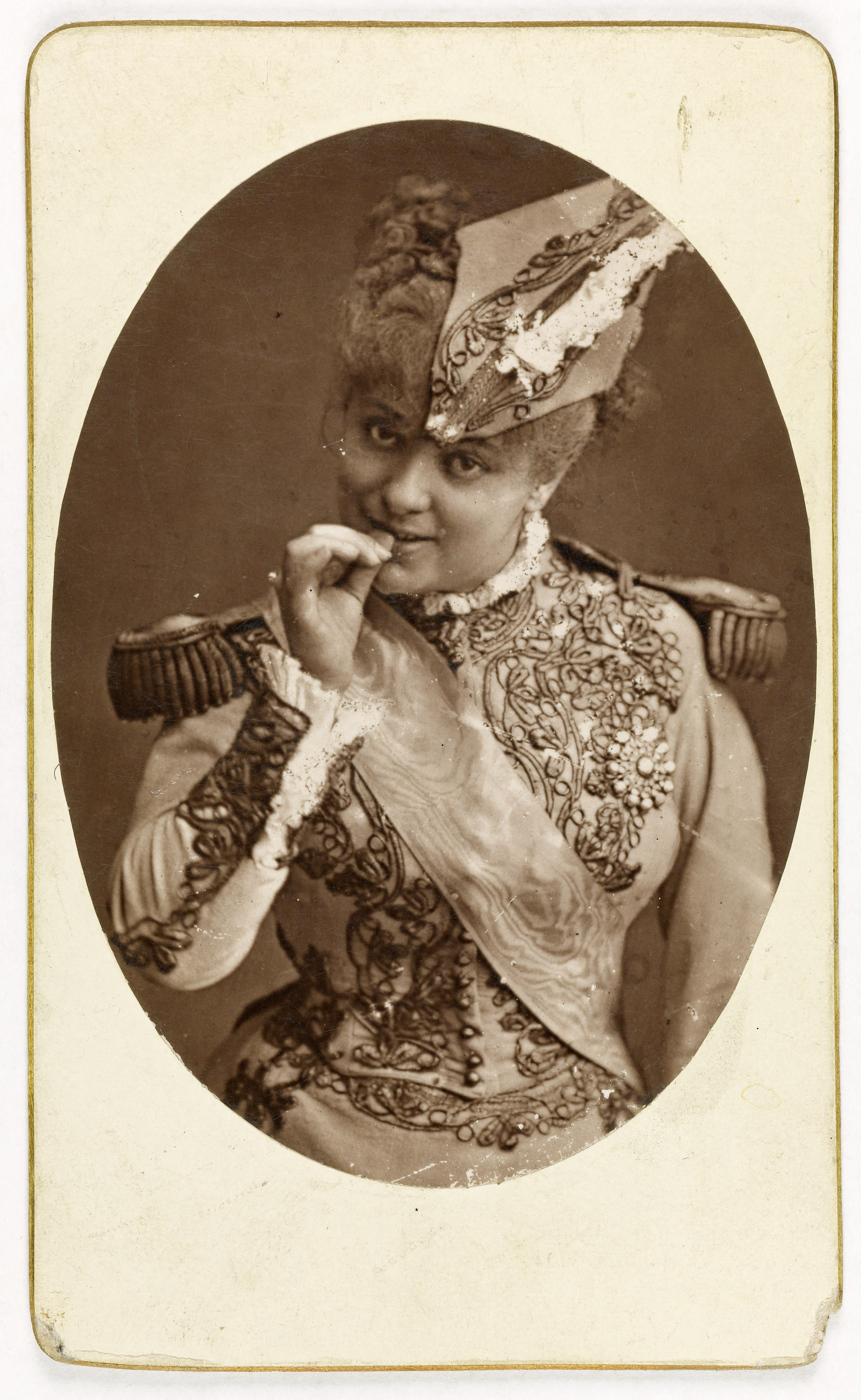 Anonyme, Portrait de Théo, (Cécile Piccolo, épouse de Mr Vacher, dite), (1854-après 1901), (actrice)