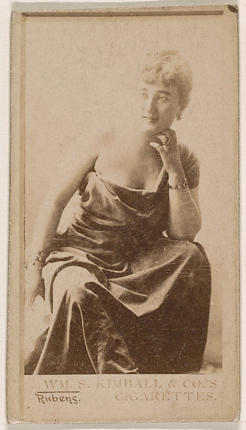 William S. Kimball & Company, Miss Rubens, from the Actresses series (N203) issued by Wm. S. Kimball & Co.