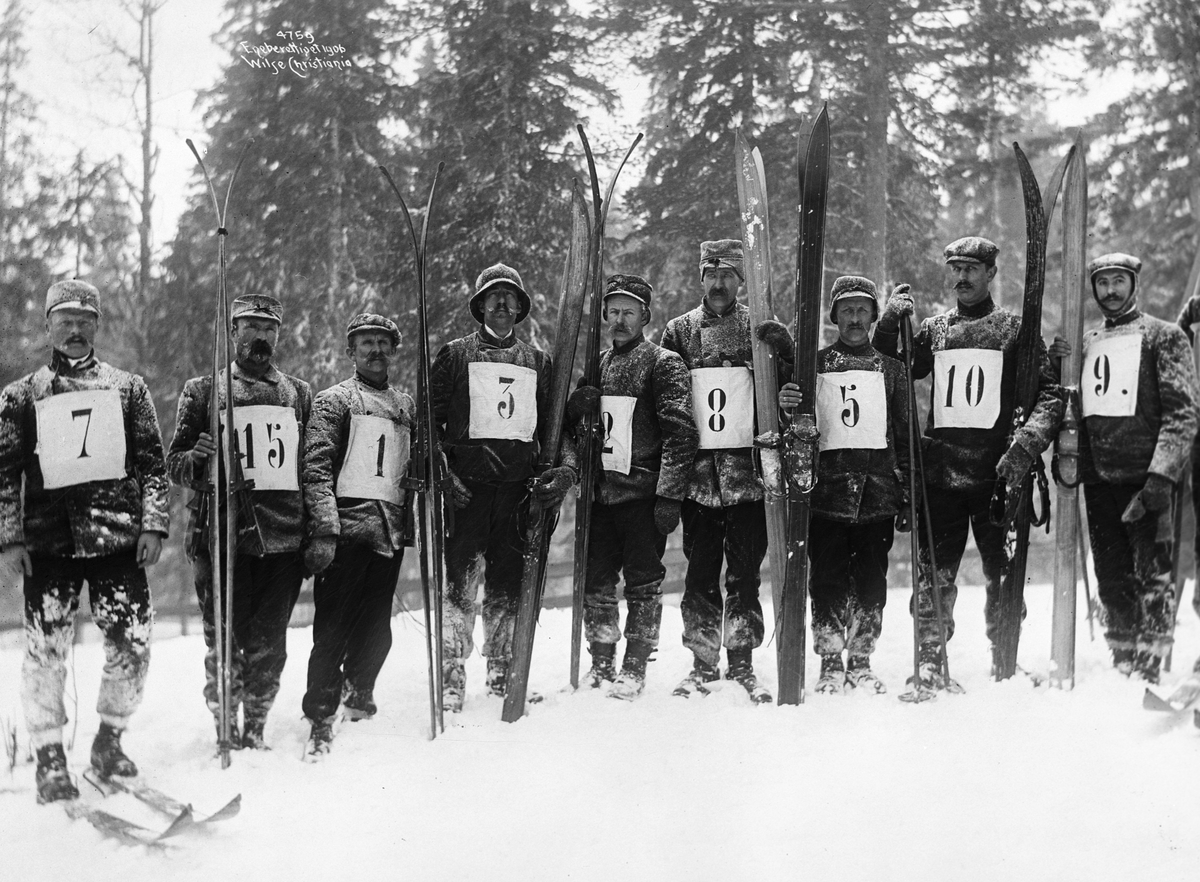 Anders Beer Wilse, Prot: Holmenkollen - Gruppe Gamle Kara 8/3 1906