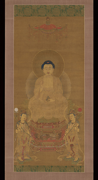 Unidentified artist, Triad of the Medicine Master Buddha Yakushi (Bhaisajya Buddha)