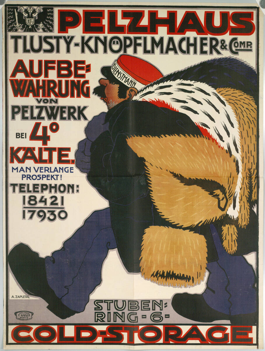 AloisZapletal, PELZHAUS TLUSTÝ-KNÖPFLMACHER & COMP.; AUFBEWAHRUNG VON PELZWERK