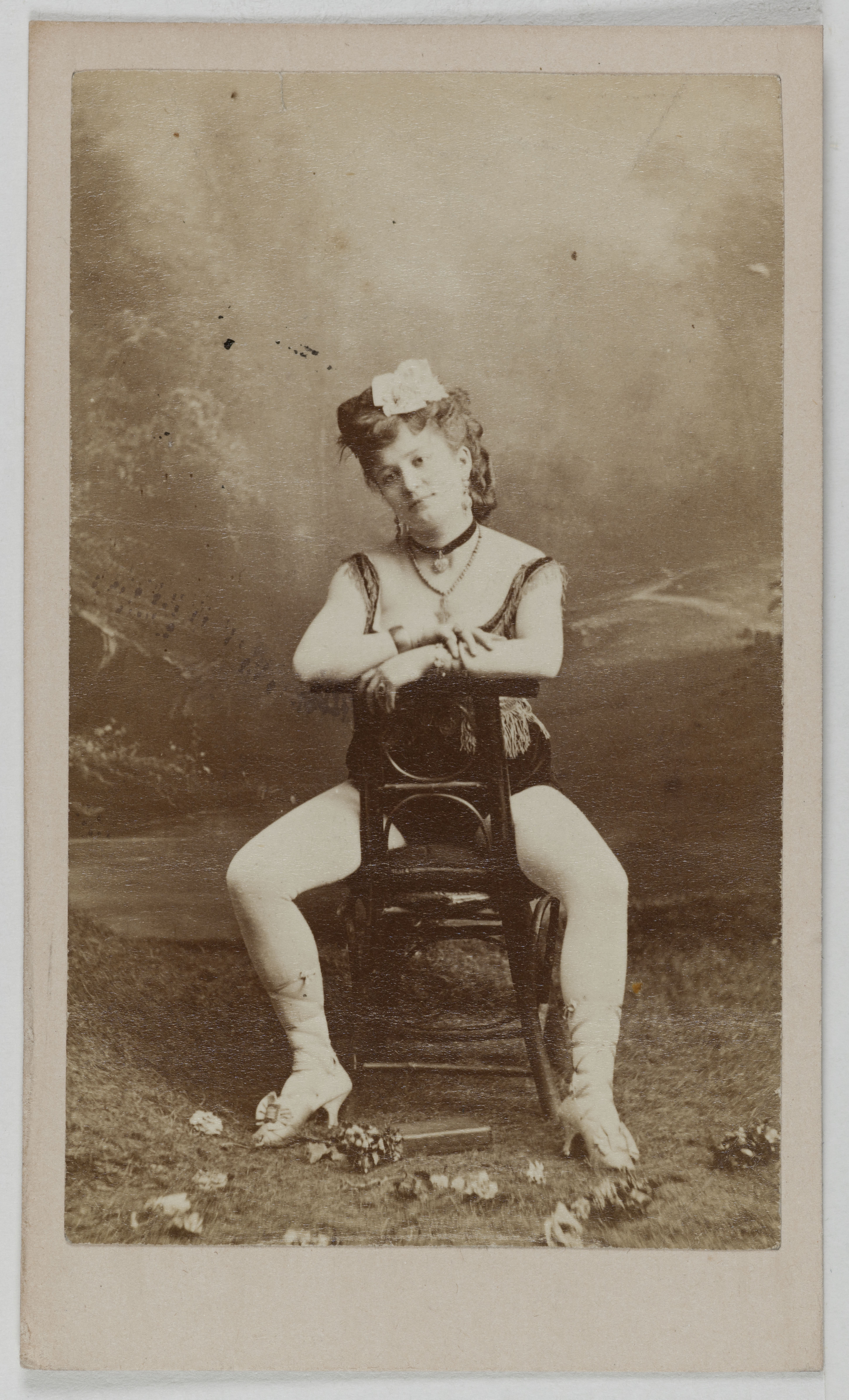 Anonyme, Portrait de Berthe Legrand (Adèle Blanchart dite, 1850-1910), (actrice)