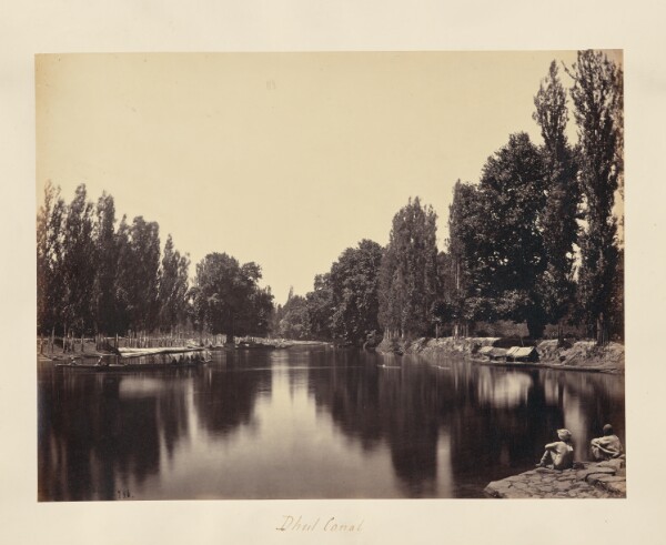 Samuel Bourne, Srinuggur; On the Dhul Canal, 1st Reach from City