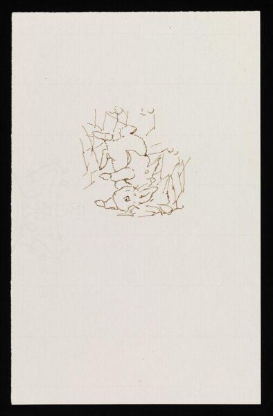 Potter, Beatrix, drawing