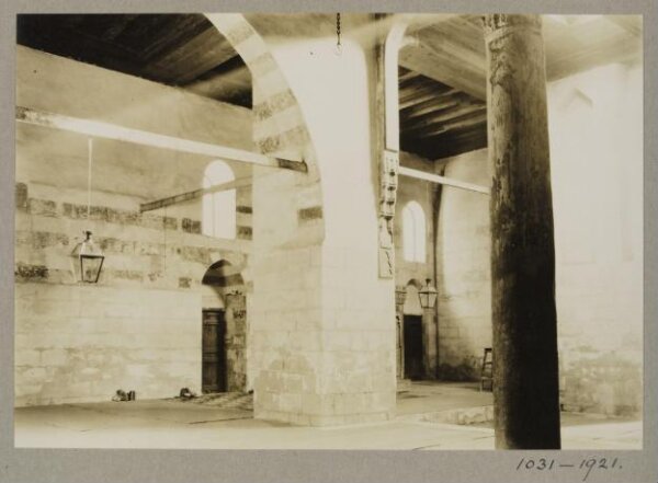 K.A.C. Creswell, The interior of the mosque of Mamluk Amir Timraz al-Ahmadi, Cairo
