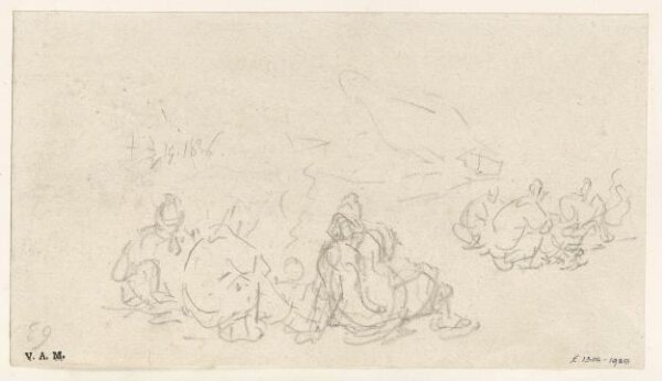 George Chinnery, Groups of seated boatwomen