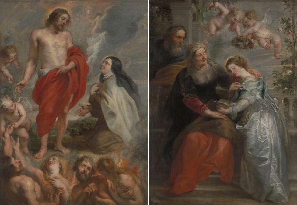 Peter Paul Rubens, Saint Theresa and the Education of Mary