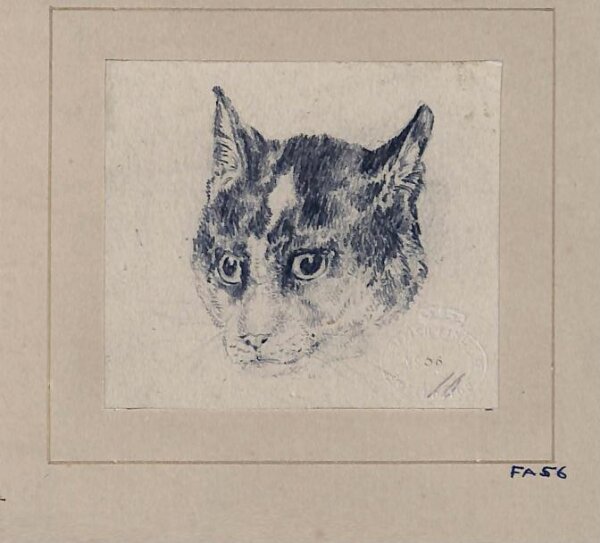 Edwin Landseer, Drawing of a cat