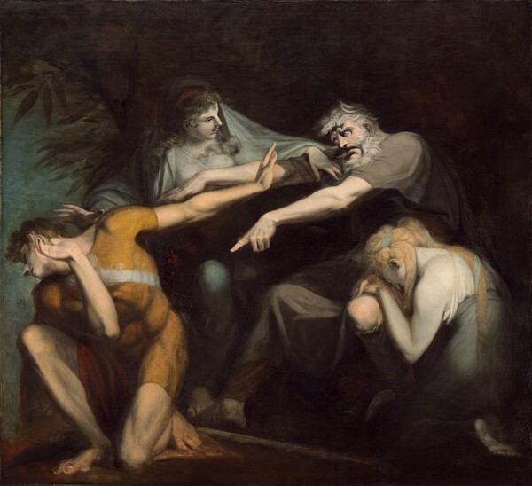 Henry Fuseli, Oedipus Cursing His Son Polynices