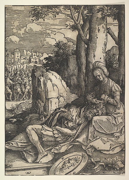 Lucas van Leyden, Samson and Delilah