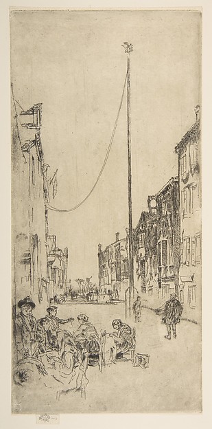 James McNeill Whistler, The Mast (The Venetian Mast)