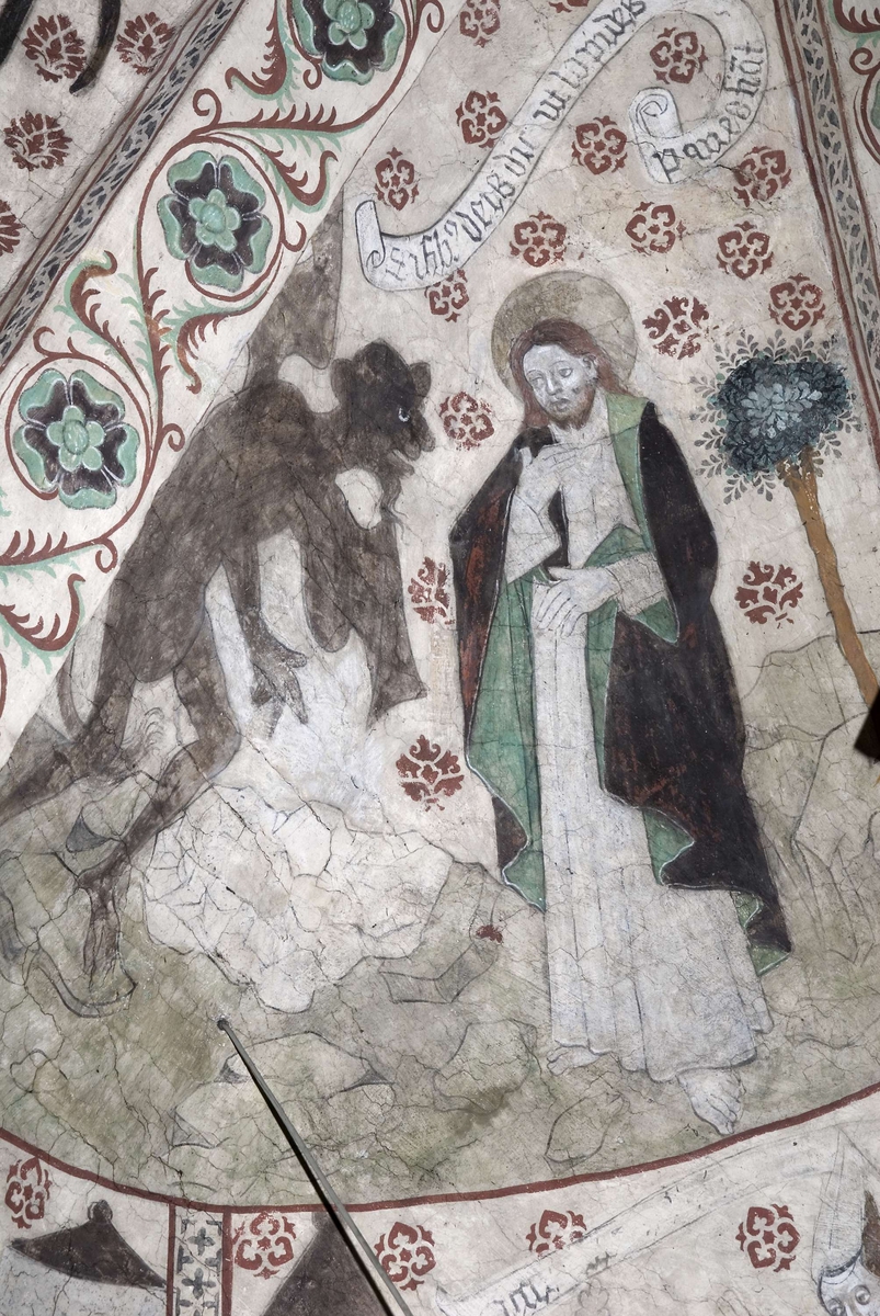 Bengt Backlund, Kalkmålning i Täby kyrka, Uppland 2009