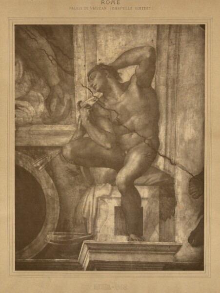 Adolphe Braun, Rome - Palais du Vatican, Chapelle Sixtine, Michel-Ange