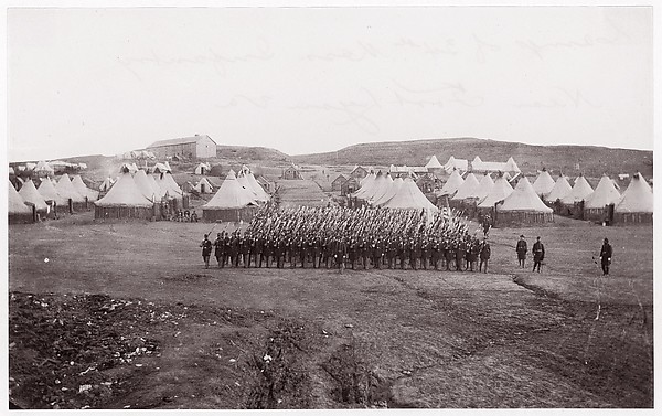 Unknown, Camp of 34th Massachusetts Infantry near Fort Lyon, Virginia