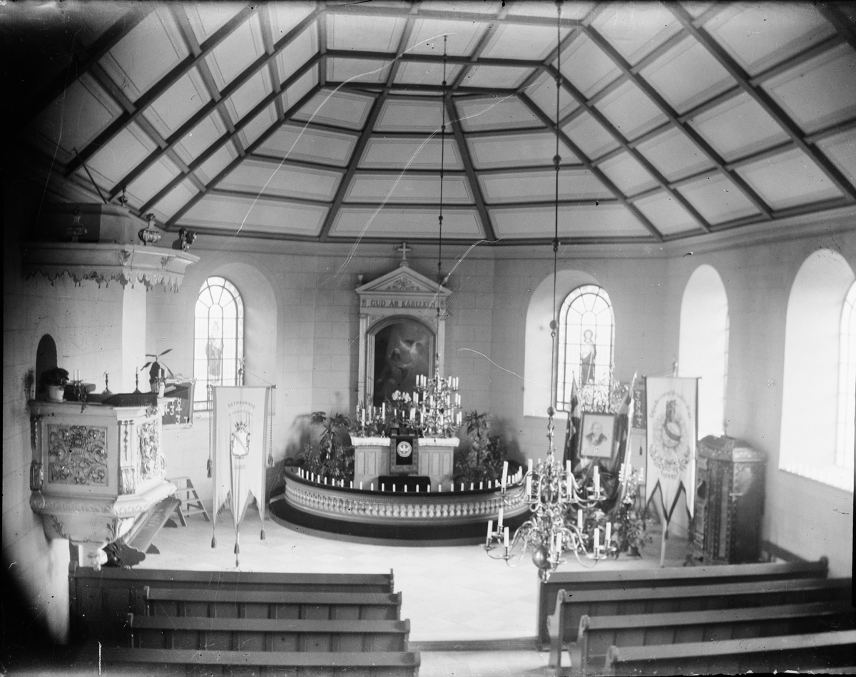 Skötsner-Edhlund, Kyrkointeriör, Östhammar, Uppland