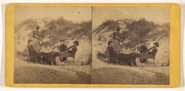 Edward and Henry T. Anthony & Co., A Group of Soldiers in the Trenches, Morris Island, S.C.