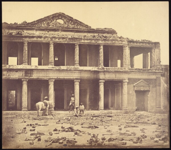 Felice Beato, Interior of the Secundra Bagh After the Slaughter of 2,000 Rebels, Lucknow