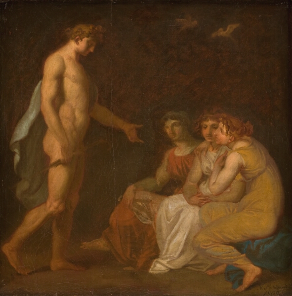 Nicolai Abildgaard, Apollon pålægger Parcerne at opsøge den fra jorden bortflygtede Ceres