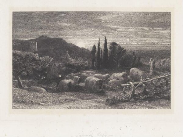Samuel Palmer, The Rising Moon