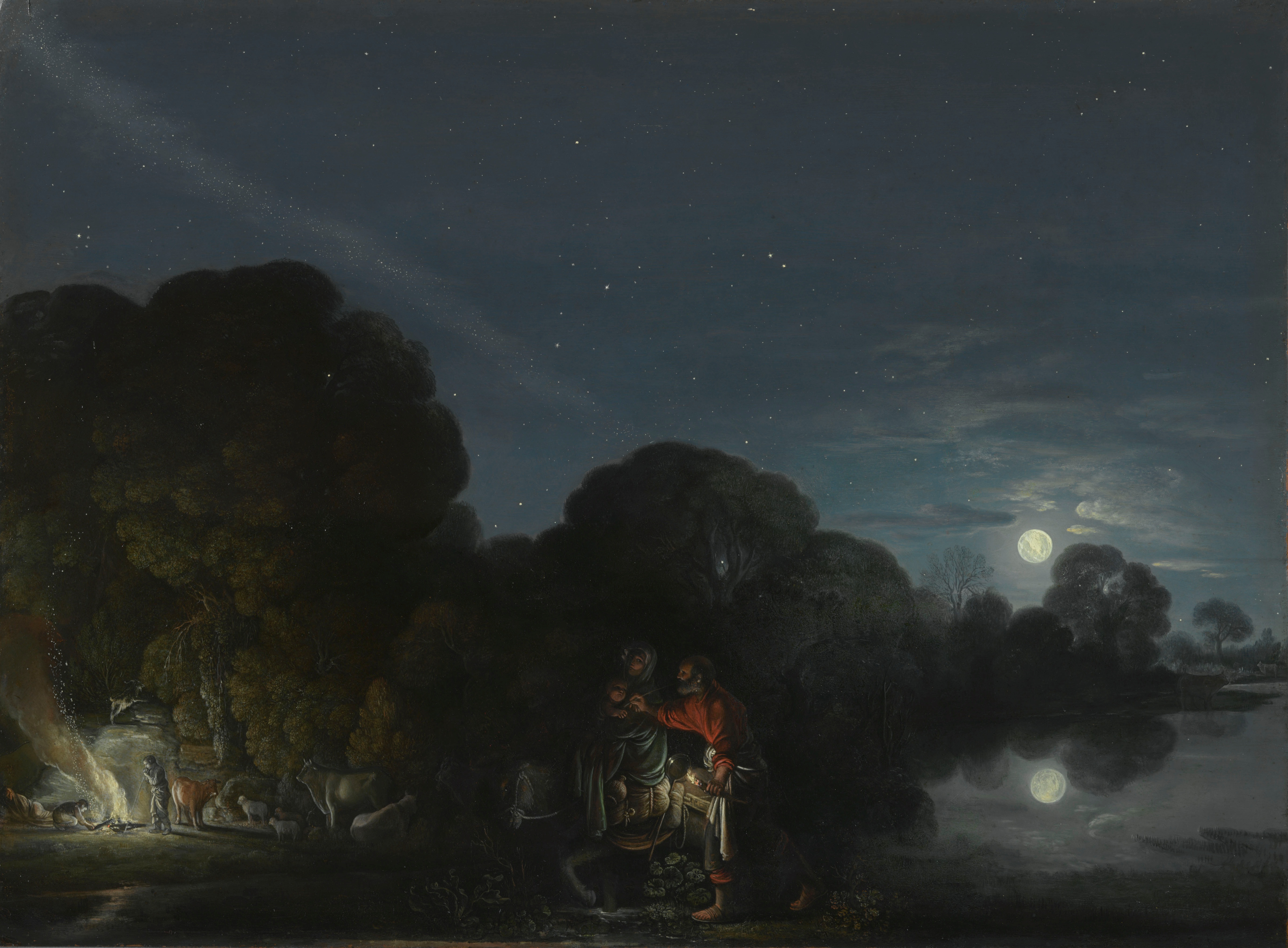Adam Elsheimer, The Flight into Egypt