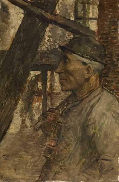 Constantin Meunier, Collier with Safety Lamp