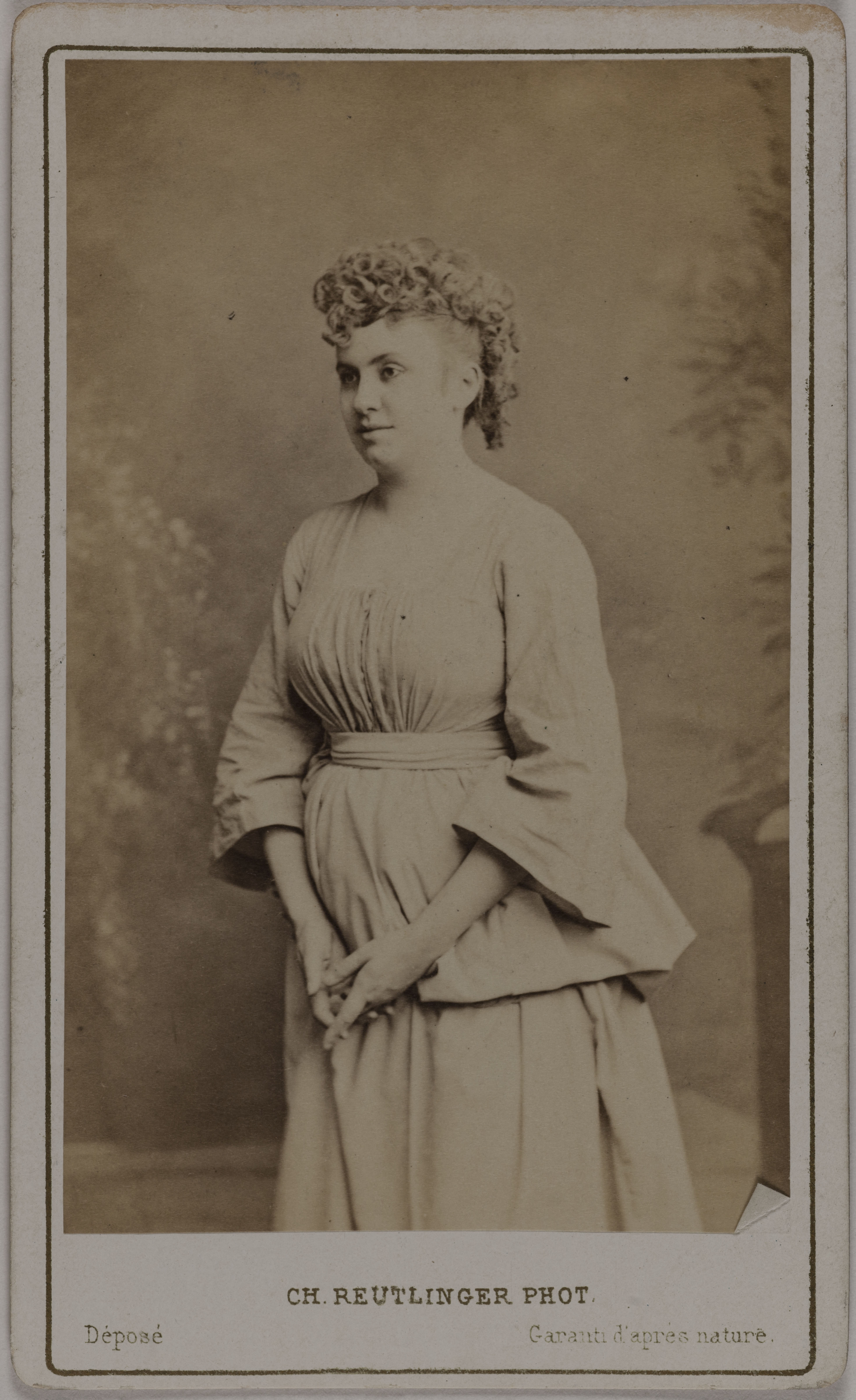 Charles Reutlinger, Portrait de Blanche d'Antigny (Maria Ernestine Antigny, dite), (1842-1874), (actrice)