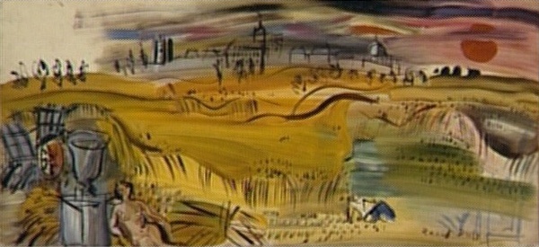 Raoul Dufy, La moisson à Langres