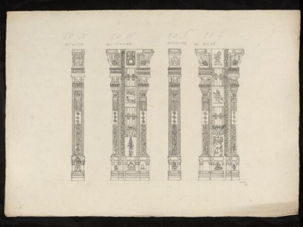 Unknown, Architectural drawing of Tirumala Nayak at Madura,
