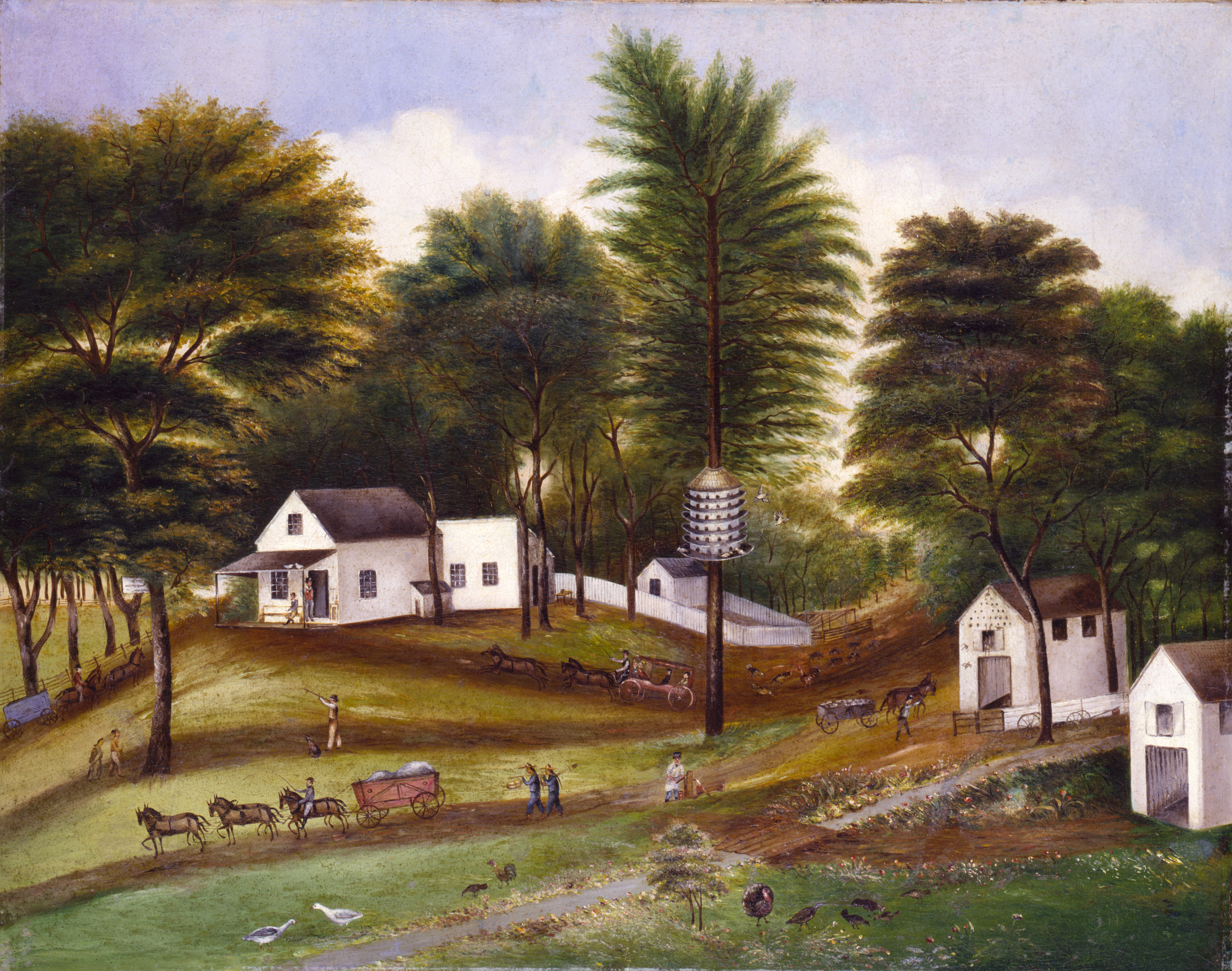 Unidentified, Landscape (possibly of Staten Island, New York)