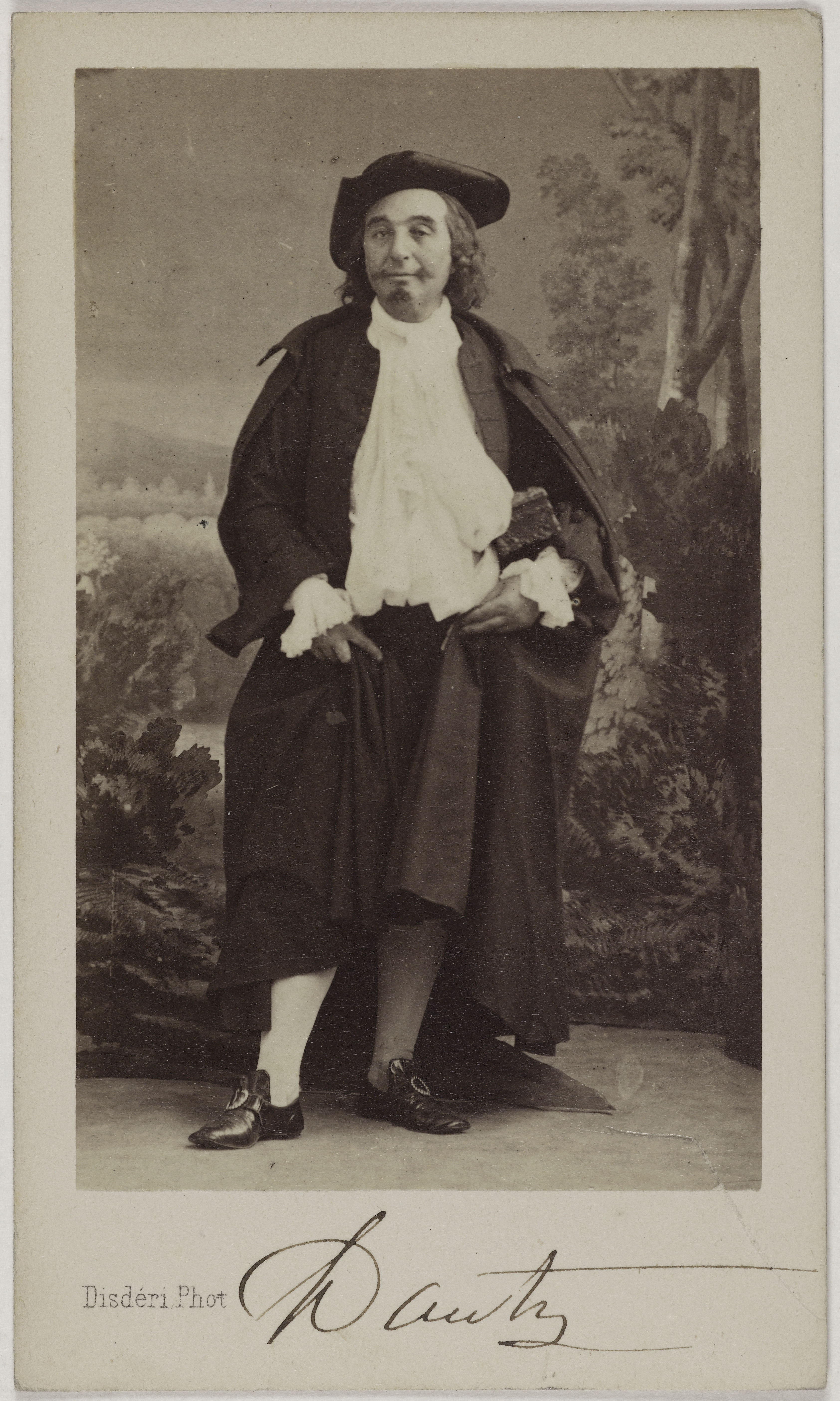 André-Adolphe-Eugène Disdéri, Portrait de Dauty (acteur à l'Opéra comique)